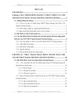 Một số giải pháp phát triển hoạt động thanh toán thẻ tại Chi nhánh NH TMCP Ngoại thương Chương Dương .DOC