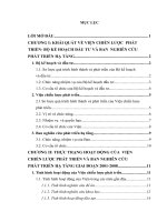 PHƯƠNG HƯỚNG VÀ GIẢI PHÁP  PHÁT TRIỂN CỦA BAN NGHIÊN CỨU PHÁT TRIỂN  HẠ TẦNG TRONG THỜI GIAN TỚI.doc