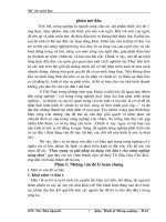 Thực trạng và giải pháp sử dụng vốn đầu tư phát triển nông nghiệp nông thôn.doc