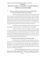 MỘT SỐ VẤN ĐỀ LÝ LUẬN CHUNG VỀ PHÂN TÍCH TÀI CHÍNH CỦA DOANH NGHIỆP.doc