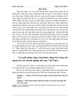 Các giải pháp tăng cường thâm nhập thị trường nước ngoài của các doanh nghiệp dệt may Việt Nam.DOC