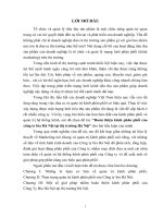 Hoàn thiện kênh phân phối của công ty bia Hà Nội tại thị trường Hà Nội.doc