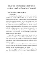 CƠ SỞ LÝ LUẬN VỀ CÔNG TÁC CHUẨN BỊ THI CÔNG XÂY DỰNG DỰ ÁN NHÀ Ở.doc