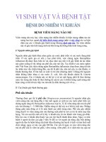 Vi sinh vật và bệnh tật