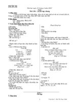 Giáo án củng cố khái niệm nhân chia số