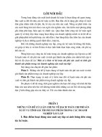 Một số ý kiến về kế toán chi phí sản xuất và tính giá thành sản phẩm trong các doanh nghiệp sản xuất xây lắp.DOC