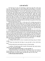 NHỮNG VẤN ĐỀ KINH TẾ CƠ BẢN VỀ DOANH THU BÁN HÀNG TRONG CÁC DOANH NGHIỆP.DOC