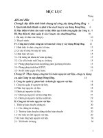 Thực trạng công tác kế toán nguyên vật liệu, công cụ dụng cụ của Công ty xây dựng Đông Hưng.DOC