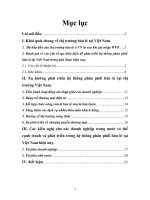 Nâng cao khả năng cạnh tranh và phát triển trong hệ thống phân phối bán lẻ của các Doanh nghiệp nhà nước tại Việt Nam.doc