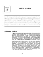Linear Systems  