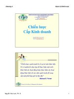 Quản trị chiến lược và sức cạnh tranh - chương 4