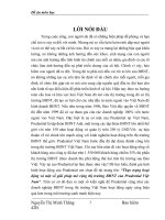 Thực trạng hoạt động và Một số Giải pháp mở rộng thị trường BHNT của Prudential Việt Nam.doc