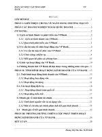 giải pháp PHƯƠNG HƯỚNG CHIẾN LƯỢC PHÁT TRIỂN HOẠT ĐỘNG KINH DOANH CỦA VP BANK.doc