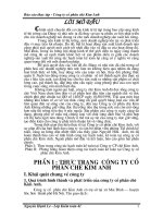 Phương hướng hoàn thiện công tác hạch toán kế toán tại Công ty cổ phần chè Kim Anh.DOC