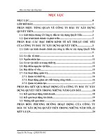 CÁC ĐẶC ĐIỂM KINH TẾ KỸ THUẬT CHỦ YẾU CỦA CÔNG TY ĐẦU TƯ XÂY DỰNG QUYẾT TIẾN.DOC