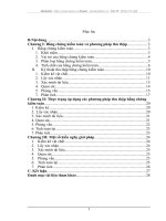 Bằng chứng kiểm toán và các phương pháp thu thập bằng chứng kiểm toán.DOC