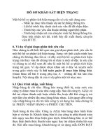 Hồ sơ khảo sát hệ thống