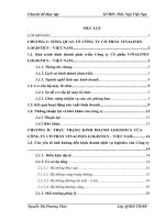 Phát triển dịch vụ logistics của Công ty Cổ phần VINALINES LOGISTICS – VIỆT NAM trong điều kiện hội nhập.doc