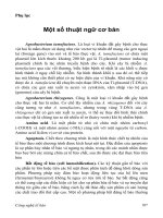 Công nghệ tế bào - Phụ lục