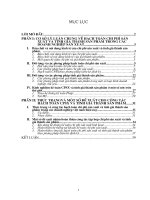 Bàn về phương pháp hạch toán chi phí sản xuất và tính giá thành sản phẩm trong các doanh nghiệp..DOC