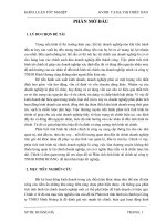 Phân tích tình hình tài chính tại công ty TNHH MINH HOÀNG.doc