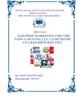 GIẢI PHÁP MARKETING CHO VIỆC NÂNG CAO NĂNG LỰC CẠNH TRANH CỦA BẢO HIỂM BẢO VIỆT (2).doc
