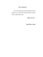 Luận án tiến sỹ kinh tế, đề tài Huy động và sử dụng vốn đầu tư của ngân hàng.pdf