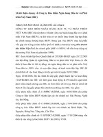 Giới thiệu chung về Công ty Bảo hiểm Ngân hàng Đầu tư và Phát triển Việt Nam (BIC) .DOC