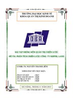 Phân tích chiến lược của công ty Keppel Land.doc