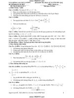 Đề thi tham khảo học gì II lớp 12