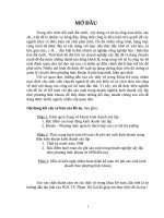 Thực trạng hạch toán kế toán chi phí sản xuất kinh doanh trong điều kiện khoán kinh doanh xây lắp.DOC