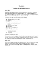 Windows 2003 Infrastructure Security