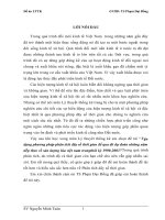 Vận dụng phương pháp phân tích dãy số thời gian để qua đó dự đoán những năm tiếp theo về sản lượng lúa việt nam trong thời kỳ 1990-2003.docx