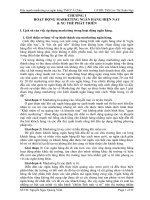 HOẠT ĐỘNG MARKETING NGÂN HÀNG HIỆN NAY VÀ XU THẾ PHÁT TRIỂN.doc