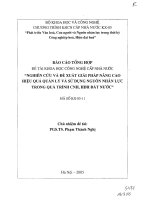 Nghiên cứu và đề xuất giải pháp nâng cao hiệu quả quản lý và sử dụng nguồn nhân lực trong quá trình công nghiệp hóa, hiện đại hóa đất nước.pdf