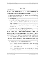 THỰC TRẠNG CÁC CÔNG TÁC THỰC HIỆN CHỨC NĂNG QUẢN LÝ NHÀ NƯỚC CỦA VỤ TỔNG HỢP KINH TẾ QUỐC DÂN.DOC