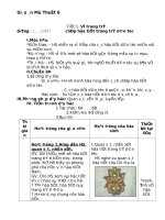 Giáo án mỹ thuật lớp 6