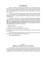 Một số điều kiện và giải pháp chủ yếu để thúc đẩy quá trình tham gia có hiệu  quả tổ chức thương mại thế giới (WTO) của Việt Nam.doc.DOC