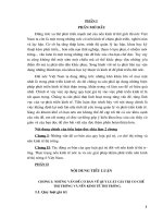 Tác động cơ bản của quy luật giá trị đối với nền kinh tế thị trường. Thực trạng nền kinh tế nước ta và các giải pháp nhằm phát triển nền kinh tế thị trường ở Việt Nam.doc