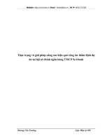 Thực trạng và giải pháp nâng cao hiệu quả công tác thẩm định dự án tại hội sở chính ngân hàng TMCP SeAbank.DOC