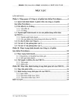Nâng cao hiệu quả khai thác nghiệp vụ bảo hiểm hàng hoá xuất nhập khẩu vận chuyển bằng đường biển tại Công ty cổ phần bảo hiểm.DOC