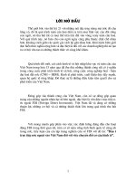 Đầu tư trực tiếp nước ngoài vào Việt Nam đối với việc chuyển đổi cơ cấu kinh tế.DOC