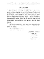 Hoàn thiện công tác Tiêu thụ sản phẩm tại Công ty Cổ phần Thương mại và dịch vụ GSC.DOC