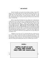 Nghiên cứu thực trạng môi trường đầu tư trực tiếp nước ngoài (FDI) tại Hà Nội - Những giải pháp về xúc tiến và quản lý.DOC