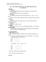 GÍA TRỊ LƯƠNG GIÁC CỦA MỘT GÓC BẤT KỲ  