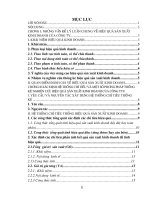 Xác định hệ thống chỉ tiêu và một số phương pháp thống kê nghiên cứu hiệu quả sản xuất kinh doanh của Công ty.DOC