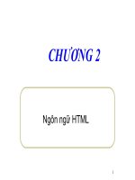 Ngôn ngữ lập trình HTML