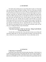 Tình Hình Xuất Khẩu Cà Phê Của Việt Nam - Những Vấn Đề Đặt Ra Và .Giải Pháp Phát Triển.DOC