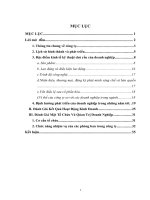 Đặc điểm kinh tế kỹ thuật chủ yếu của doanh nghiệp.DOC