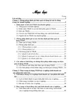 Phương pháp đánh giá hiệu quả sử dụng tài sản lưu động trong các doanh nghiệ.DOC